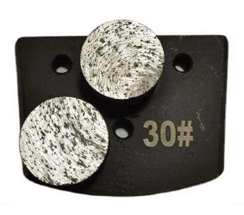 Trapezoid Double Round-Seg Metal Bond Concrete Grinding Shoes