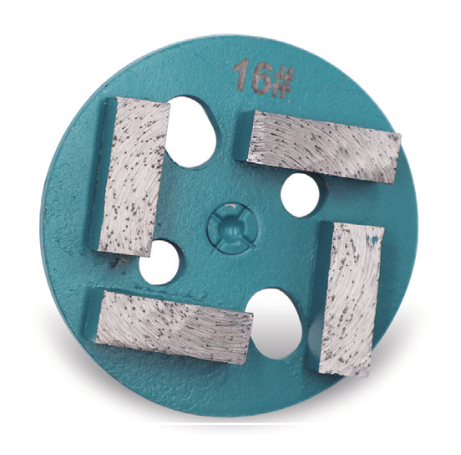 4 Inch 4-Bar-Seg Metal Bond Concrete Grinding Discs