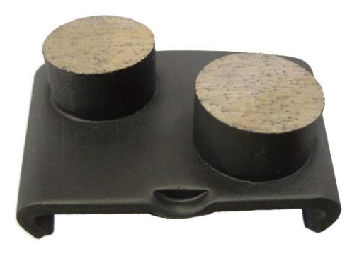 Quick-Change 2-Round-Seg Metal Bond Concrete Grinding Plates (Lavina)