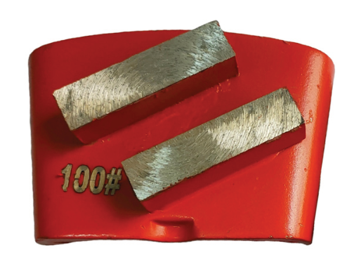 HTC EZ-Change 2-Bar-Seg Metal Bond Concrete Grinding Shoes