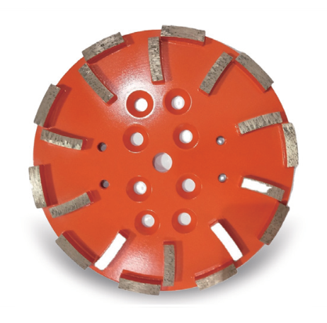 10 Inch 20-Seg Metal Bond Concrete Grinding Floor Plates