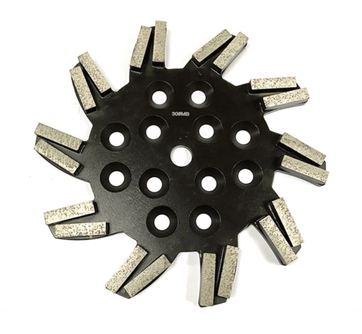 10 Inch 20-Seg Metal Bond Concrete Grinding Floor Plates